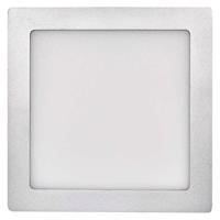 EMOS LED panel 225×225, přisazený stříbrný, 18W neutrální bílá 1539067160