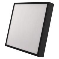 EMOS LED svítidlo NEXXO černé, 30 x 30 cm, 28,5 W, teplá/neutrální bílá ZM6353 Teplá bílá