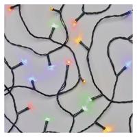 EMOS LED vánoční řetěz, 12 m, venkovní i vnitřní, multicolor, časovač