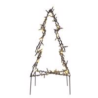 EMOS LED vánoční stromek kovový, 50 cm, venkovní i vnitřní, teplá bílá DCZW05 Teplá bílá