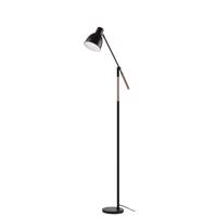 EMOS Stojací lampa EDWARD na žárovku E27, 150cm, černá 1538163000