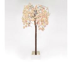 Eurolamp LED Vánoční dekorativní umělý strom CHERRY TREE 84xLED/230V 1,7 m třešeň