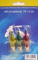 EXIHAND Blistr 4 žárovky Helia barevná 7V/0,2A