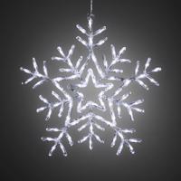 Exihand LED Dekorace do okna SNOW FLAKE 90xLED/230V EX0088