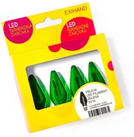 Exihand Náhradní zelená žárovka pro vánoční řetěz FELICIA SV-16 LED FILAMENT 14V/0,2W, 4ks FELICIA SV-16 LED FILAMENT 166100.FIL.B.ZE