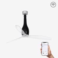 FARO ETERFAN M, černá/transparentní, stropní ventilátor s DC motorem SMART