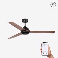 FARO GRID tmavý stropní ventilátor s DC motorem SMART