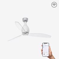 FARO MINI ETERFAN M, bílá/transparentní, stropní ventilátor s DC motorem SMART