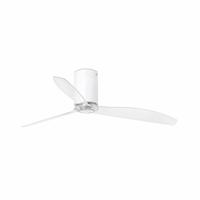 FARO MINI TUBE FAN, bílá/transparentní, stropní ventilátor s DC motorem