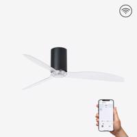 FARO MINI TUBE FAN, černá/transparentní, stropní ventilátor s DC motorem SMART