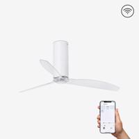 FARO TUBE FAN, bílá/transparentní, stropní ventilátor s DC motorem SMART