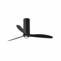 FARO TUBE FAN M LED, černá, stropní ventilátor s DC motorem SMART