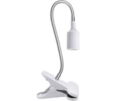 Flexibilní stolní lampa s klipem CLIP 1xE27/30W/230V bílá