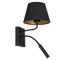 Flexibilní svítidlo ARDEN 1xE27/60W/230V + 1xG9/8W černá/zlatá