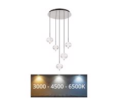 Globo Globo 16042-5HC - LED Lustr na lanku AIDA 5xLED/6,6W/230V 3000K/4500K/6500K