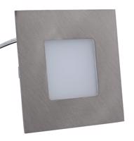 HEITRONIC LED Panel 75x75mm teplá bílá ocel 27693 Teplá bílá