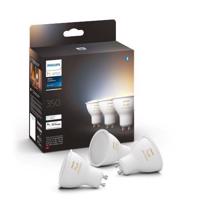 Hue Bluetooth LED White Ambiance set 3ks žárovek Philips 8719514342804 GU10 4,3W 350lm 2200-6500K stmívatelné