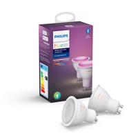 Hue Bluetooth LED White and Color Ambiance žárovka GU10 5.7W 350lm 2000K-6500K RGB set 2 ks