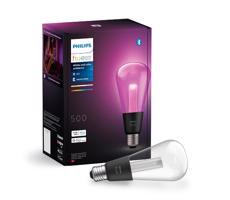 HUE Lightguide LED žárovka E27 ST72 6,8W 500lm 2000-6500K RGB CRI80 IP20, stmívatelná