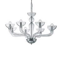 Ideal Lux CASANOVA SP8 TRASPARENTE SVÍTIDLO ZÁVĚSNÉ 044255