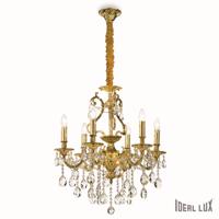 Ideal Lux GIOCONDA SP6 ORO SVÍTIDLO ZÁVĚSNÉ 060507