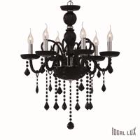 Ideal Lux GIUDECCA SP6 NERO SVÍTIDLO ZÁVĚSNÉ 032504