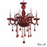 Ideal Lux GIUDECCA SP6 ROSSO SVÍTIDLO ZÁVĚSNÉ 027418