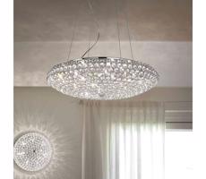 Ideal Lux Ideal Lux - LED Křišťálový lustr na lanku KING 12xG9/3W/230V pr. 65 cm chrom