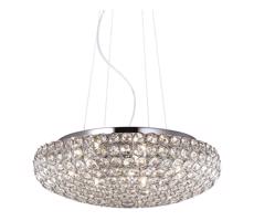 Ideal Lux Ideal Lux - LED Křišťálový lustr na lanku KING 7xG9/3W/230V pr. 46 cm chrom