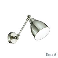 Ideal Lux NEWTON AP1 NICKEL LAMPA NÁSTĚNNÁ 016399