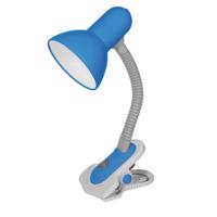 Kanlux SUZI stolní lampa modrá HR-60-BL max.1x60W E27 s klipem 07152