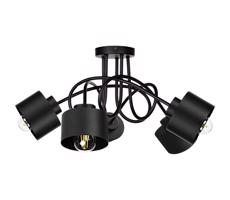 Keter Lighting Přisazený lustr SIMPLY BLACK 5xE27/60W/230V