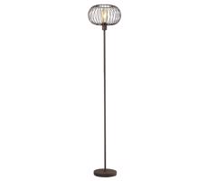 KL107012 - Stojací lampa WIRE 1xE27/15W/230V hnědá