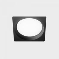 KOHL-Lighting LIM SQ zapuštěné svítidlo s rámečkem 176x176 mm černá 25 W CRI >80 3000K 1.10V