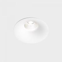 KOHL-Lighting LUXO IP65 zapuštěné svítidlo s rámečkem pr.85 mm bílá 38° 12W CRI >80 2700K 1.10