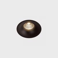 KOHL-Lighting LUXO zapuštěné svítidlo s rámečkem pr.100 mm černá 38° 12W CRI >80 2700K 1.10V