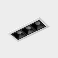 KOHL-Lighting NSES zapuštěné svítidlo s rámečkem 105x45 mm bílá-černá 6 W CRI 90 2700K DALI