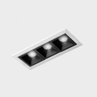 KOHL-Lighting NSES zapuštěné svítidlo s rámečkem 105x45 mm bílá-černá 6 W CRI 90 2700K DALI