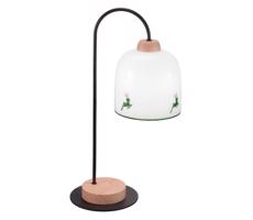 Kolarz Kolarz A1352.71.G.100 - Stolní lampa NONNA 1xE27/60W/230V jeleni dub/bílá/zelená