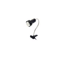 Lampa s klipem LOLEK 1xE14/24W/230V černá