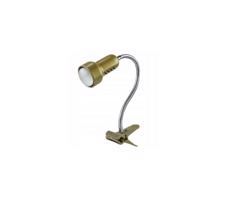 Lampa s klipem LOLEK 1xE14/24W/230V zlatá