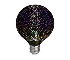 LED 3D Dekorační žárovka FILAMENT G125 E27/4W/230V 3000K