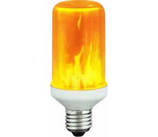 LED Dekorační žárovka FLAME T60 E27/3W/230V 1400K