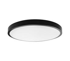 LED Koupelnové stropní svítidlo LED/18W/230V IP44 4000K pr. 25 cm černá