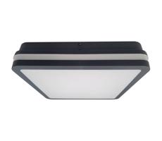 LED Koupelnové stropní svítidlo se senzorem ELLÉ LED/24W/230V 26x26 cm IP54 antr