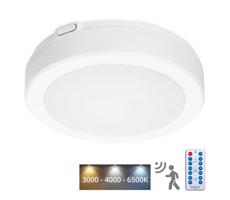 LED Koupelnové stropní svítidlo se senzorem NAIROS LED/12W/230V IP65 bílá + DO