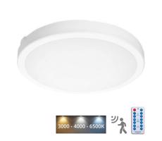 LED Koupelnové stropní svítidlo se senzorem NAIROS LED/36W/230V IP65 bílá + DO