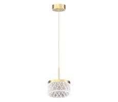 LED Lustr na lanku ELEGANCE LED/9W/230V pr. 15 cm zlatá