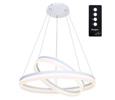 LED Lustr na lanku RING s dálkovým ovladačem LED/60W/230V