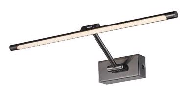 LED Nástěnné svítidlo AZzardo Davinci 48 black chrome AZ2651 8W 530lm 3000K IP20 48cm černý chrom